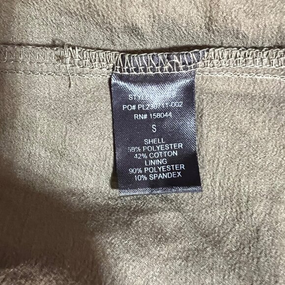 Lena The Rose Petals Dress Sage Green Tiered Strapless Maxi Sweetheart Layered - Picture 9 of 9